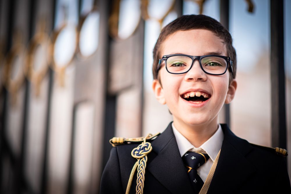 Reportaje de Comunión natural y divertido